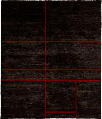 Expression In Lines D Wool Hand Knotted Tibetan Rug Product Image
