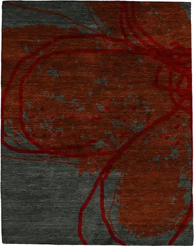 Oji A Wool Hand Knotted Tibetan Rug Product Image