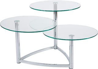 Name:Cascade 3-Tier Swivel Table, Item id:1010_WK5106-22 (Medium Image)