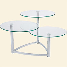 Cascade 3-Tier Swivel Table Thumbnail Image