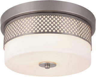 Name:Flushmount In Brushed Nickel Finish, Item id:1310_10008 BN (Medium Image)