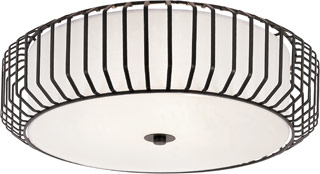 Name:Flushmount In Black Finish, Item id:1310_10032 BK (Medium Image)