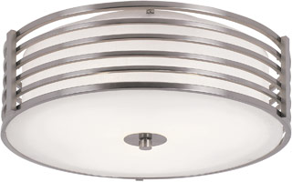 Name:Semi Flush-Mount In Brushed Nickel Finish, Item id:1310_10041 BN (Medium Image)