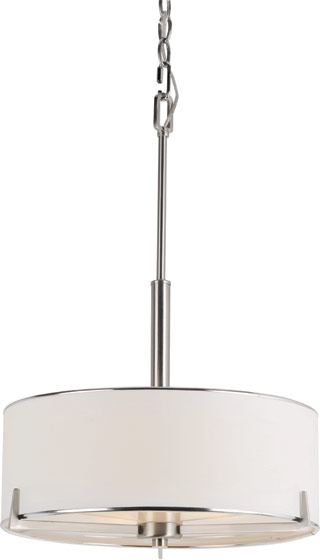 Name:Pendant In Brushed Nickel Finish, Item id:1310_1050 BN (Medium Image)