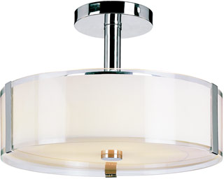 Name:Semi-Flushmount In Polished Chrome Finish, Item id:1310_2091 PC (Medium Image)