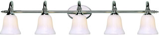 Name:Bathroom Light In Polished Chrome Finish, Item id:1310_2155 PC (Medium Image)