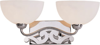 Name:Bathroom Light In Polished Chrome Finish, Item id:1310_2782 PC (Medium Image)