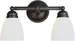 Name:Bathroom Light In Rubbed Oil Bronze Finish, Item id:1310_3356 ROB (Medium Image)