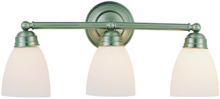 Name:Bathroom Light In Brushed Nickel Finish, Item id:1310_3357 BN (Medium Image)