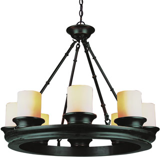 Name:Chandelier In Rubbed Oil Bronze Finish, Item id:1310_3368 ROB (Medium Image)