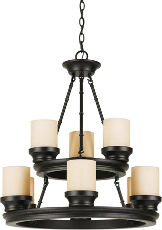 Name:Chandelier In Rubbed Oil Bronze Finish, Item id:1310_3369 ROB (Medium Image)