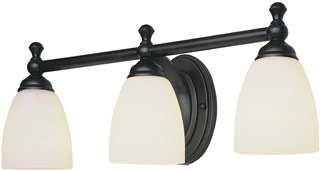 Name:Bathroom Light In Brushed Nickel Finish, Item id:1310_3653 BN (Medium Image)