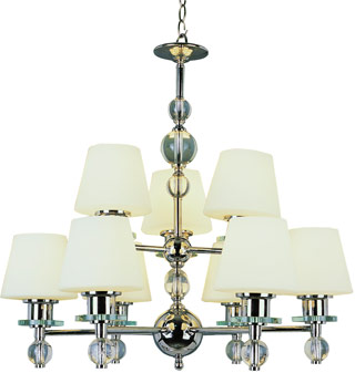 Name:Chandelier In Polished Chrome Finish, Item id:1310_3909 PC (Medium Image)