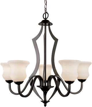 Name:Chandelier In Black Finish, Item id:1310_3985 BK (Medium Image)