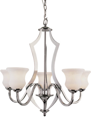 Name:Chandelier In Polished Chrome Finish, Item id:1310_3985 PC (Medium Image)