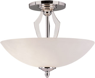 Name:Semi-Flush In Polished Chrome Finish, Item id:1310_3987 PC (Medium Image)
