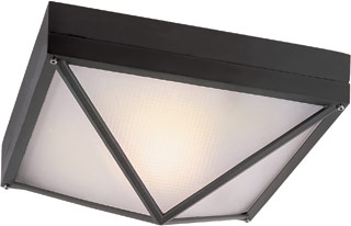 Name:Flushmount In Black Finish, Item id:1310_43303 BK (Medium Image)