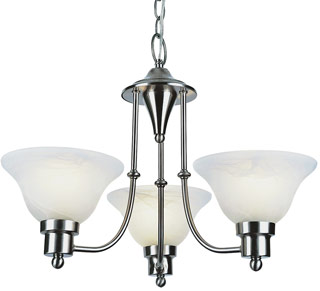 Name:Chandelier In Brushed Nickel Finish, Item id:1310_6544 BN (Medium Image)