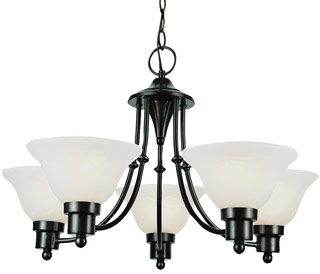 Name:Chandelier In Brushed Nickel Finish, Item id:1310_6545 BN (Medium Image)