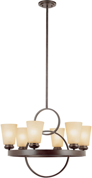 Name:Chandelier In Antique Bronze Finish, Item id:1310_70096 (Medium Image)