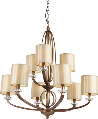 Name:Chandelier In Antique Gold Finish, Item id:1310_70139 (Medium Image)