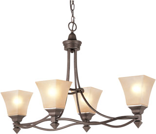 Name:Chandelier In Antique Bronze Finish, Item id:1310_70234 (Medium Image)