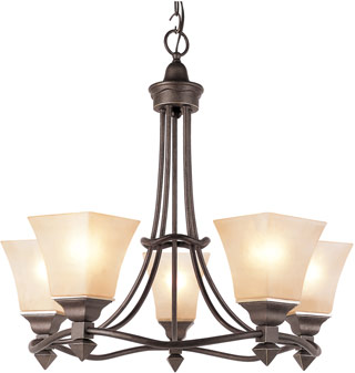 Name:Chandelier In Antique Bronze Finish, Item id:1310_70235 (Medium Image)
