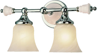 Name:Bathroom Light In Polished Chrome Finish, Item id:1310_7032 PC (Medium Image)