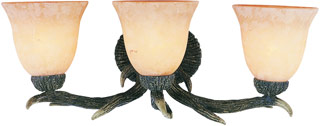 Name:Bathroom Light In Replica Deer Antler Finish, Item id:1310_7083 RDA (Medium Image)