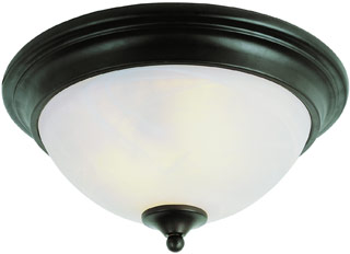 Name:Flushmount In Rubbed Oil Bronze Finish, Item id:1310_7291 ROB (Medium Image)