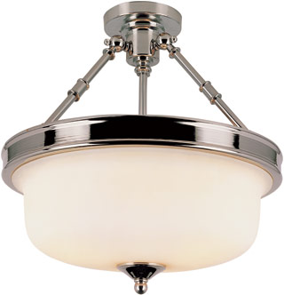 Name:Semi-Flush In Polished Chrome Finish, Item id:1310_7544 PC (Medium Image)