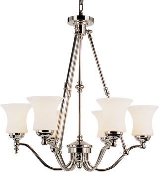 Name:Chandelier In Polished Chrome Finish, Item id:1310_7546 PC (Medium Image)