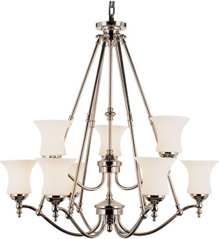 Name:Chandelier In Polished Chrome Finish, Item id:1310_7549 PC (Medium Image)