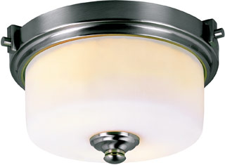 Name:Flushmount In Brushed Nickel Finish, Item id:1310_7923 BN (Medium Image)
