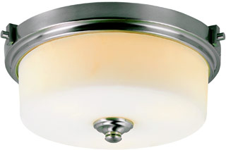 Name:Flushmount In Brushed Nickel Finish, Item id:1310_7924 BN (Medium Image)
