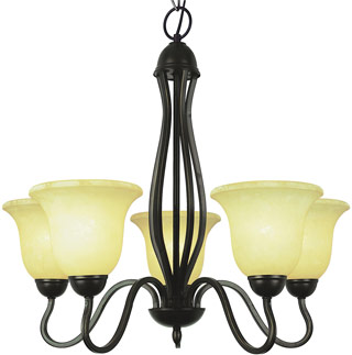 Name:Chandelier In Rubbed Oil Bronze Finish, Item id:1310_8165 ROB (Medium Image)