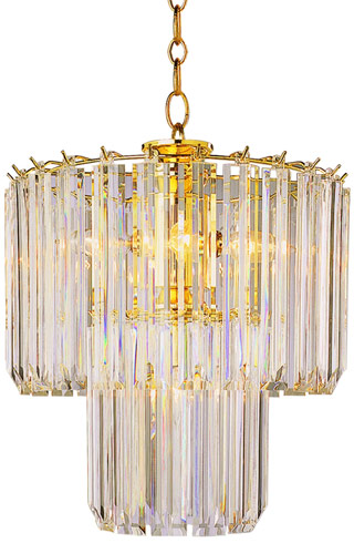 Name:Chandelier In Polished Brass Finish, Item id:1310_9646 PB (Medium Image)