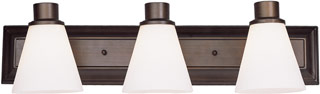 Name:Bathroom Light In Rubbed Oil Bronze Finish, Item id:1310_9693 ROB (Medium Image)