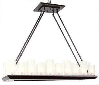 Name:Chandelier In Rubbed Oil Bronze Finish, Item id:1310_9959 (Medium Image)