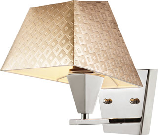 Name:Wall Sconce In Polished Chrome Finish, Item id:1310_MDN-1037 (Medium Image)