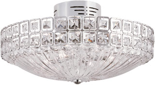 Name:Flushmount In Polished Chrome Finish, Item id:1310_MDN-909 (Medium Image)