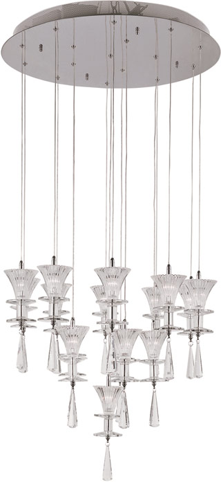 Name:Chandelier In Polished Chrome Finish, Item id:1310_MDN-930 (Medium Image)