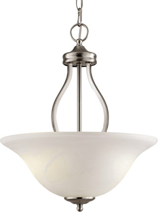 Name:Pendant In Brushed Nickel Finish, Item id:1310_PL-10008 BN (Medium Image)