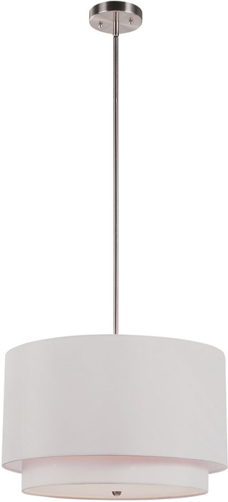Name:Pendant In Brushed Nickel Finish, Item id:1310_PND-802 IV (Medium Image)