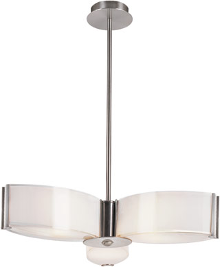 Name:Semi Flushmount In Brushed Nickel Finish, Item id:1310_MDN-940 (Medium Image)