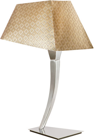 Name:Table Lamp In Polished Chrome Finish, Item id:1310_MDN-954 (Medium Image)