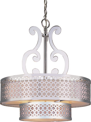 Name:Chandelier In Polished Chrome Finish, Item id:1310_PND-614 PC (Medium Image)