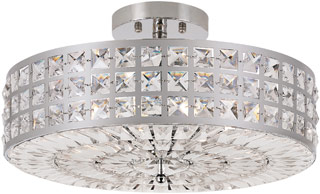 Name:Semi Flush-Mount In Polished Chrome Finish, Item id:1310_PND-917 (Medium Image)