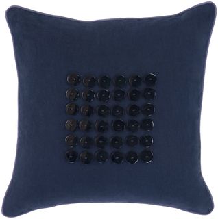 Name:Buttons Throw Pillow Navy, Item id:15_BT1102-P-1818 (Medium Image)