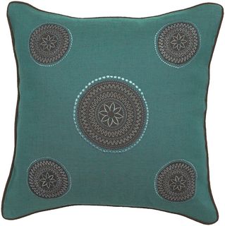 Name:Ashram Throw Pillow Teal, Item id:15_KH4004-P-1818 (Medium Image)